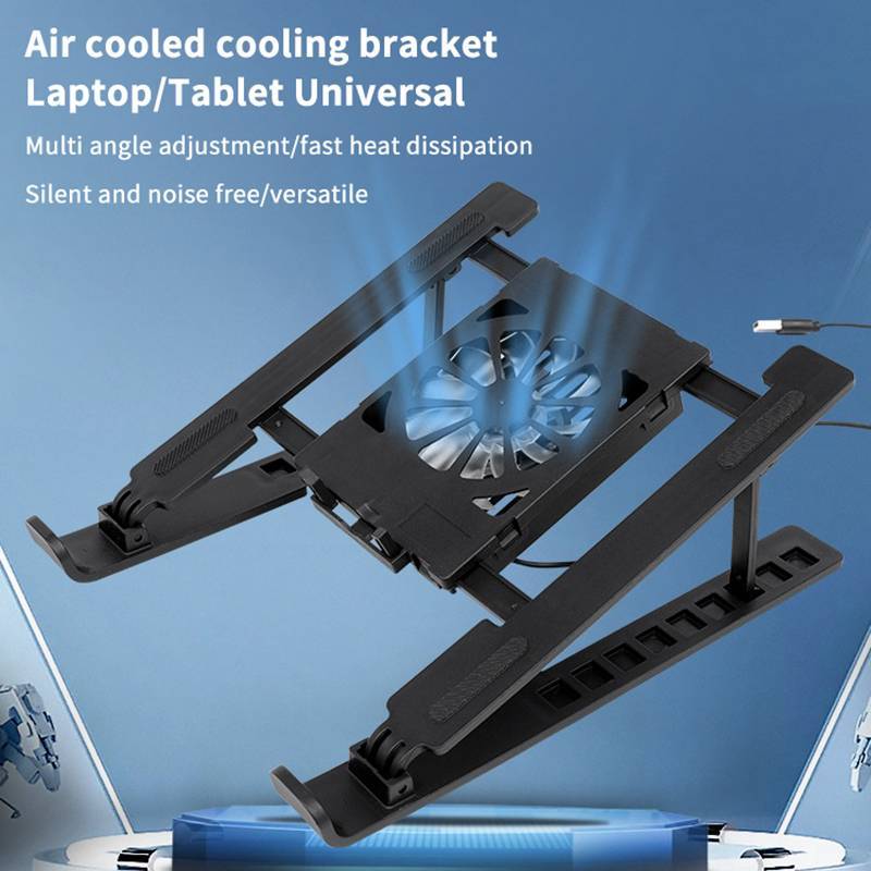 [Dhiint] Suporte De Base Para Refrigerador De Laptop Dobrável Almofada De Resfriamento Radiador De Notebook Portátil Bra