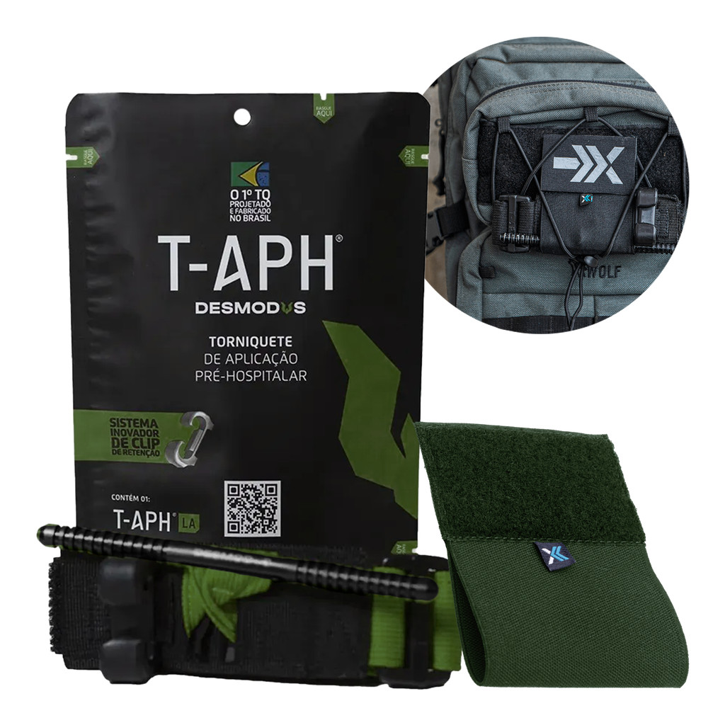 Kit Torniquete T-Aph Desmodus + Porta-Torniquete The Xtrategy
