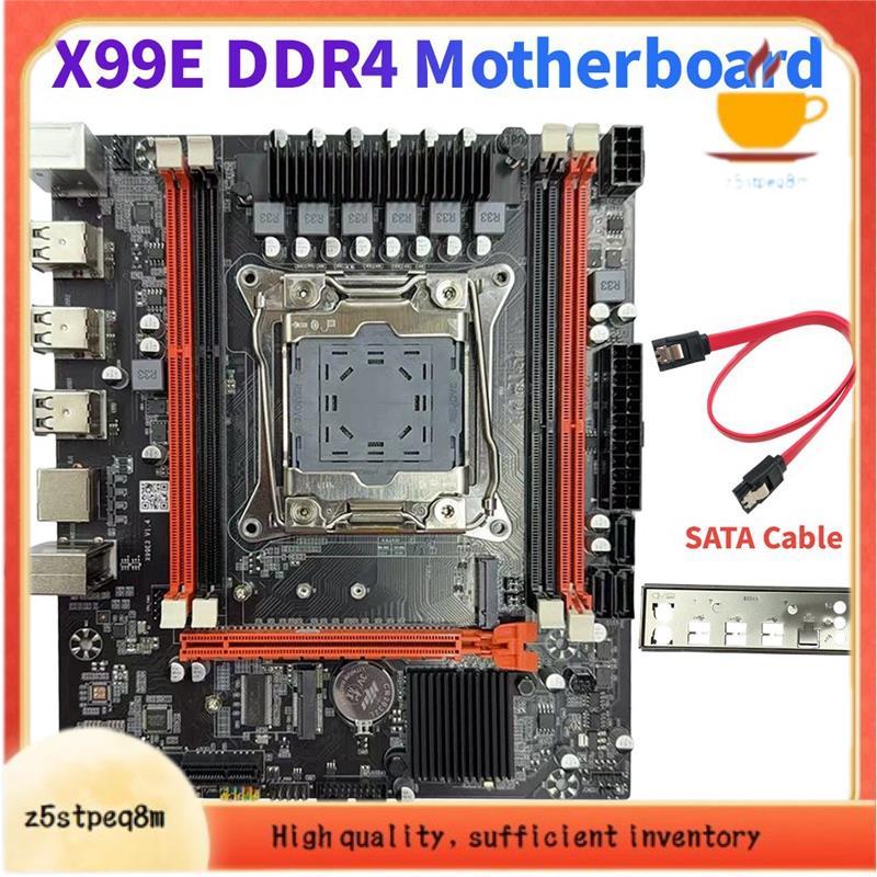 Placa-Mãe X99 DDR4 LGA2011-3 4XDDR4 RECC RAM Slots Gigabit LAN Card M . 2 NVMe X99E Para Jogos