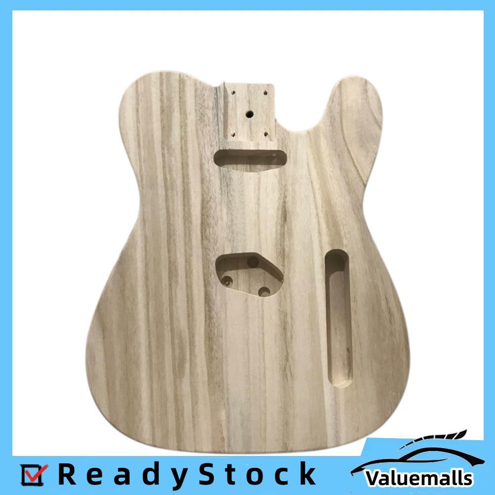 Valuemalls-br Valuemalls-br Barril de guitarra elétrica tipo madeira polida, corpo de bordo DIY para estilo TL