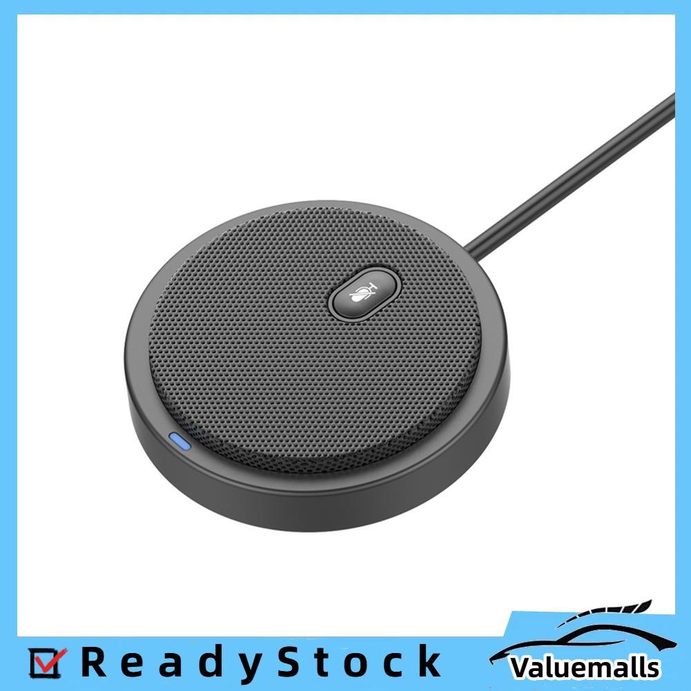 valuemalls-br UM02 Microfone condensador omnidirecional USB Microfone para reuniões, conferências de negócios,