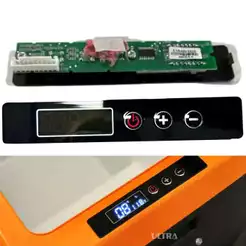 Placa Painel Display Comando Digital Original Elber para Geladeiras BL20 / BL35 (Elber 72240)