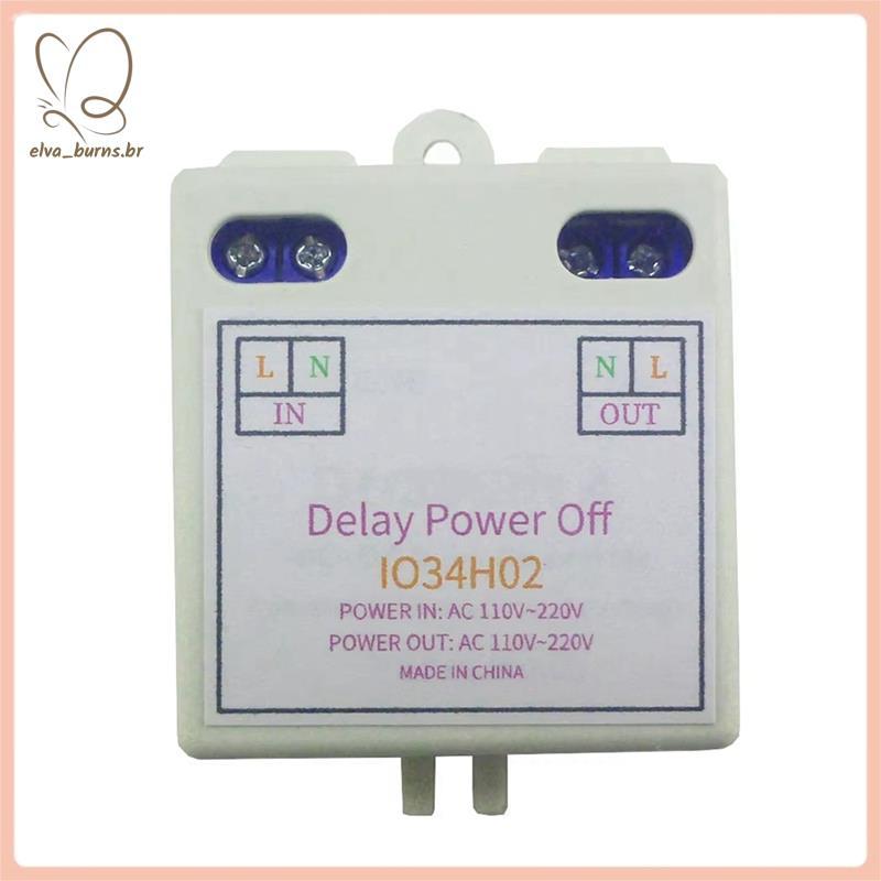 [elva_burns.br] AC 120V 220V Relé De Atraso De Tempo Interruptor Liga/Desliga De 1-480 Minutos Controlador De Automação