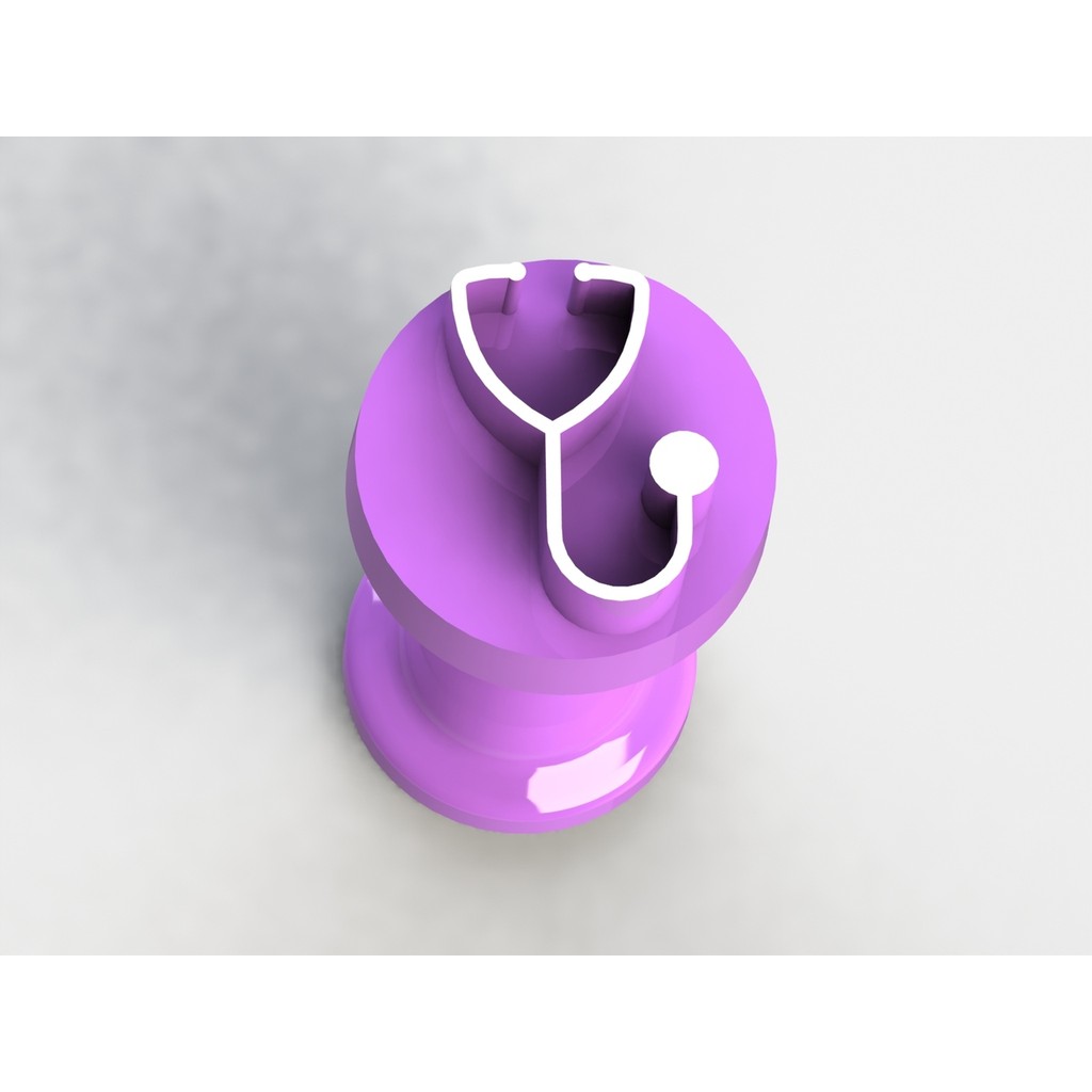 Carimbo Estetoscópio Medicina Médido