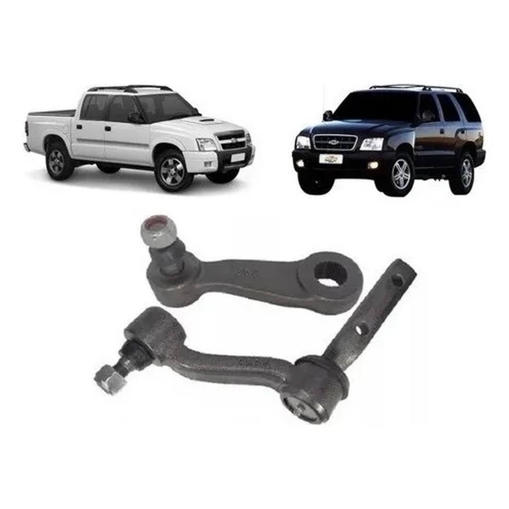 Kit Braço Auxiliar E Braço Pitman Gm S10 Blazer 95/11