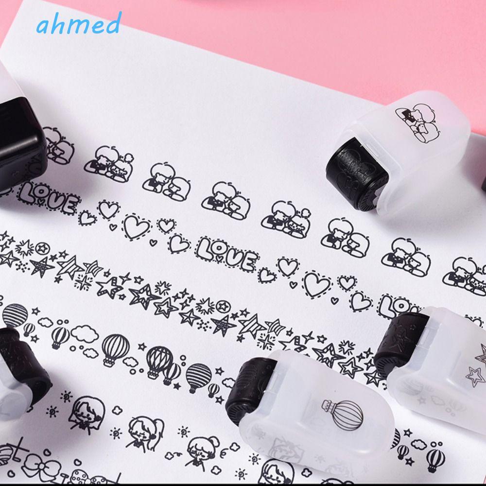 Carimbo De Rolo AHMED Graffiti Doodle , Marcador De Pontos-Chave DIY Decoração Impresso , Marcação De Desenho
