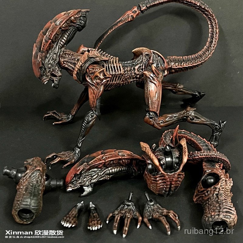 Nova figura solta NA de 7 polegadas, Wanderer Alien vs Predator, com articulações móveis e acessórios de modelo 7GLN.