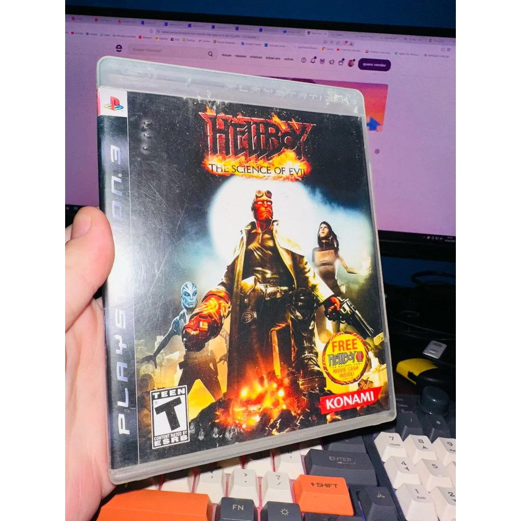 Jogo Hellboy The Science Of Evil Ps3