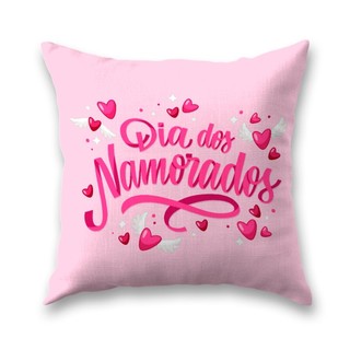 Capa Almofada 40x40 Decoração Especial Romântica Dia dos Namorados Tema Amor Data Especial