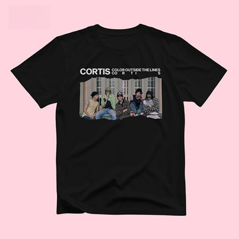 [Camiseta Premium em Algodão Puro]SISI Camiseta Unissex - Color Outside the Lines CORTIS