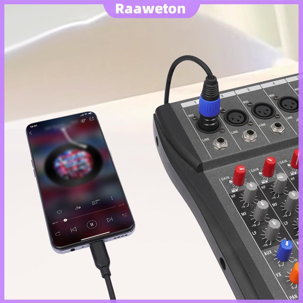 Cabo USB C Para XLR Plug and Play Tipo Estéreo De Saída Macho Console De Mixagem De Alto-Falante Amplificador [Raaaweton