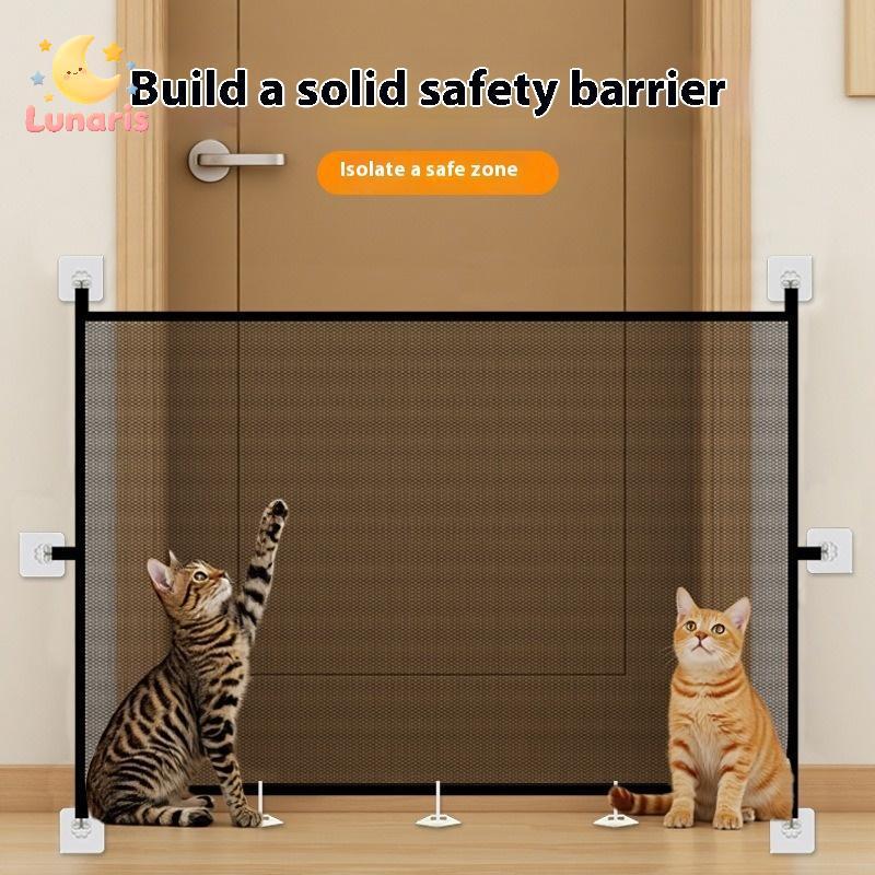 Lunaris Dobrável Cerca Para Cães Pet Isolamento Net De Segurança Portão Mágico Porta Do Bebê Novo