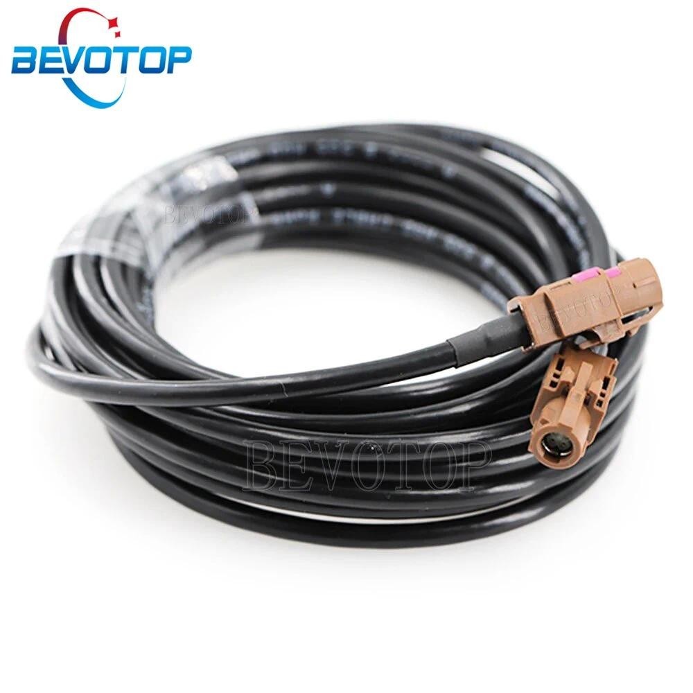 BEVOTOP Carro HSD LVDS Elétrico Marrom Código F 4Pin Fêmea Para Jack Conectores 535 Conector De Cabo De 4 Núcleos Pode S