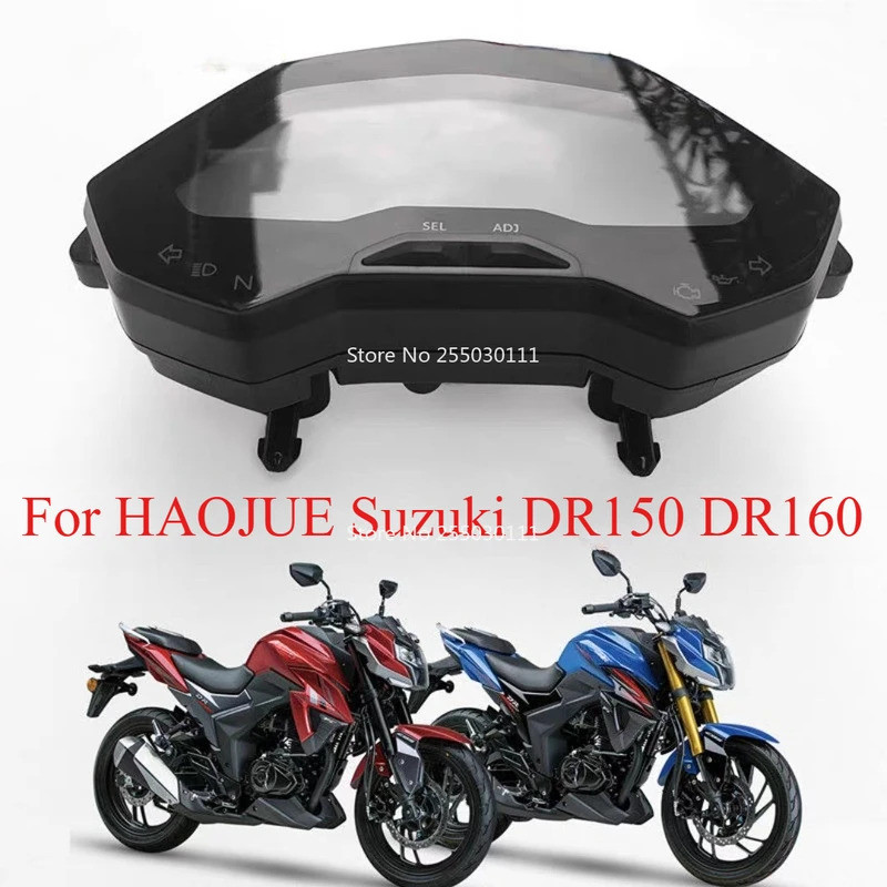 Medidores Cluster Velocímetro Tacômetro Para HAOJUE Suzuki DR150 DR160 HJ150-10C 10D DR150S DR160S Medidor De Velocidade