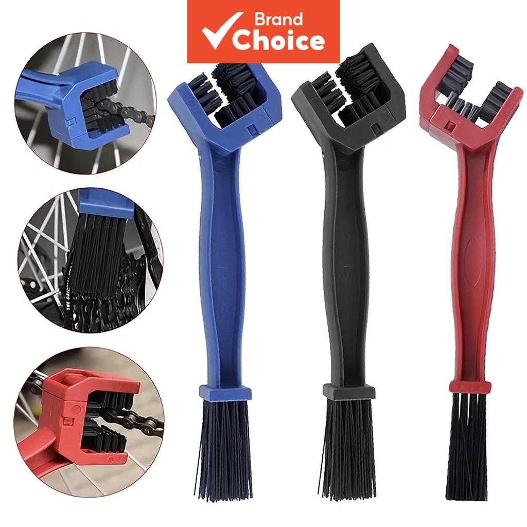 TOSUOD Escova de Limpeza de Plásticos para Corrente de Moto e Bicicleta, Escova de Engrenagens, Acessórios de Bicicleta