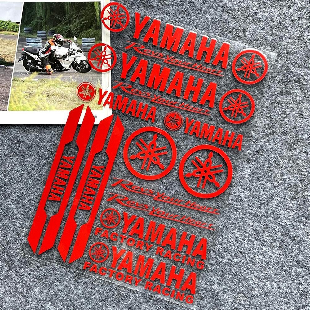 Para Yamaha MIO SPORTY Aerox Nmax TFX150 155 R3 YTX125 Exciter 155 XMAX RS100 MT15 MIO125 Y15R Y16GT125 Finn 115i Adesiv
