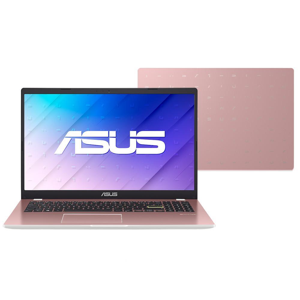 Notebook 15.6" Asus Vivobook Rose Pink Intel Celeron N4500, Memória 4GB, 128 GB e-MMC, Windows 11, E510KA-BR833WS  ASUS