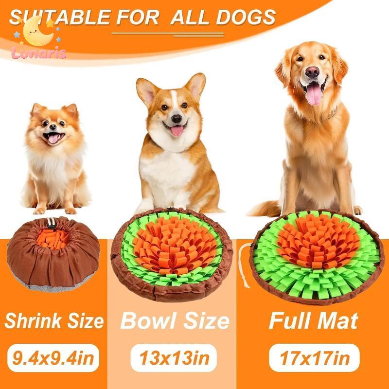 Lunaris Pet Snuffle Mat Para Cães , Jogo De Alimentação Interativo Tédio , Incentiva Habilidades Naturais De Forrageamen