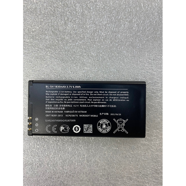 [Estoque pronto] Adequado para Nokia/Nokia Lumia 630 38 635 636 BL-5H Nova bateria de celular