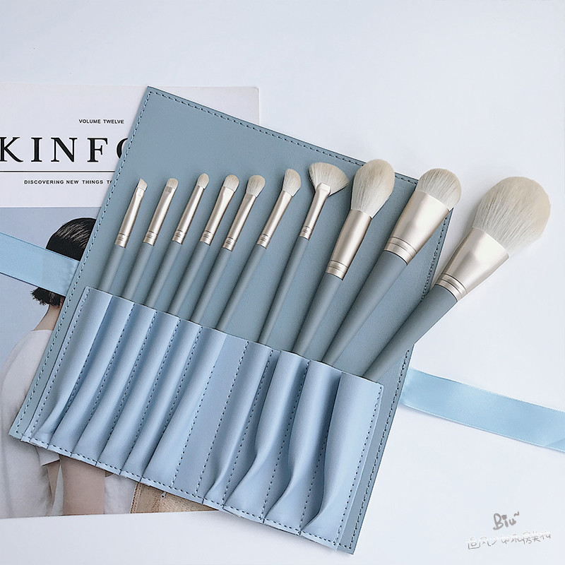 kit pincel maquiagem kit pincel maquiagem profissional 10 pçs/Cangzhou genuíno ponte azul pincel de maquiagem Super maci