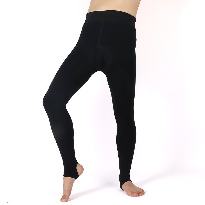 JMNF Calça legging masculina de lã Plus Size, outono inverno, justa, espessada, jj, coberta, ovo, lado aberto, com viril