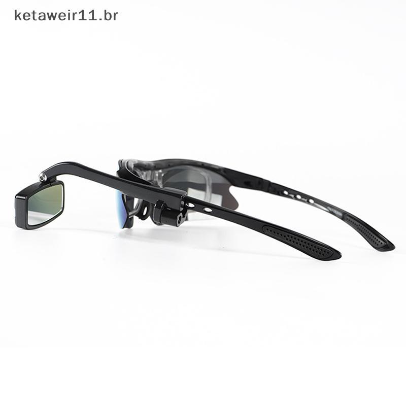 KETAW 360 ° Espelho Retrovisor Ajustável Para Óculos De Bicicleta Capacete De Montagem De Ciclismo