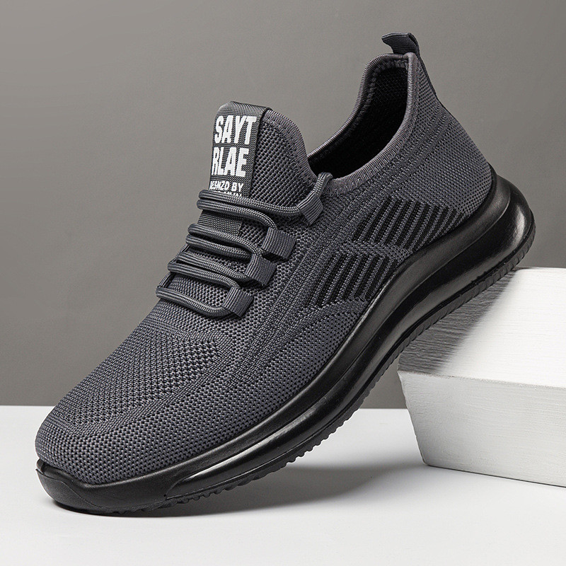 Antiderrapante velho pequim sapatos sola de trabalho trabalho bacalhau pano sapatos 2026 Casual masculino macio pai sapa