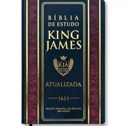Bíblia de Estudo King James Atualizada | Hipergigante | Full Collor | Capa Dura Clássica