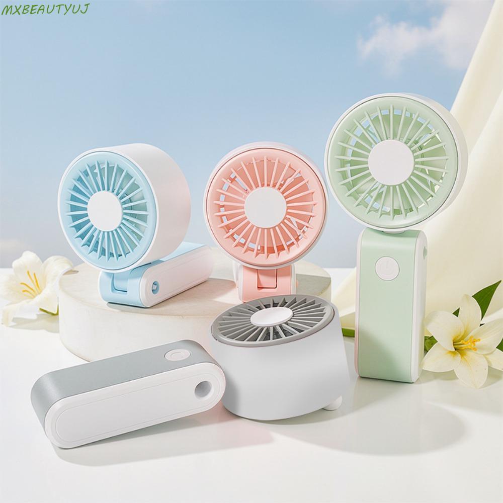 Ventilador Elétrico Portátil MXBEAUTYUJ , Dobrável Com Mini De Corda Suspensa , Baixo Ruído Para 3.7V500MAh