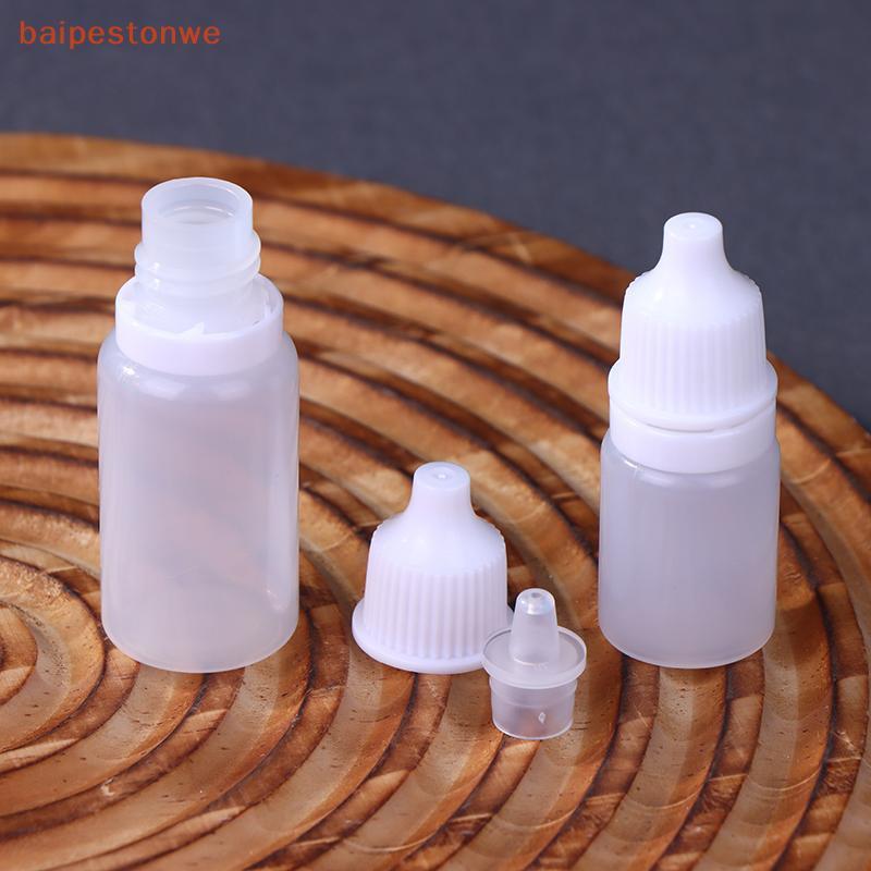 [baipestonwe] 10 Pcs 5/10/15/20/30/50ml Frasco Conta-Gotas De Plástico Vazio Para Pintura De Óleo De Beleza Recarregável