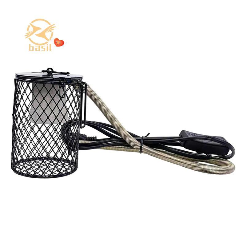 [Desconto B] Tampa De Luz Do Aquecedor De Gaiola De Isolamento , Protetor De Lâmpada De Calor Para Répteis , Suporte Aqu