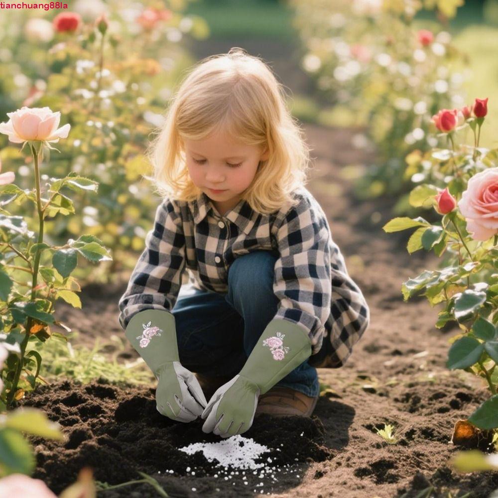 Luvas À Prova De Espinhos TIANCHUANG , De Jardinagem De Tecido Oxford D'água Poda Duráveis De Mangas Compridas