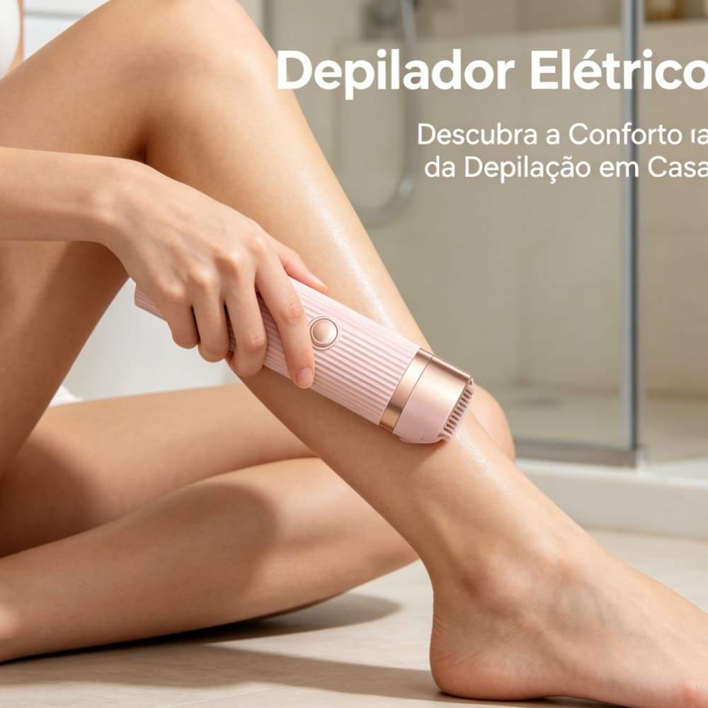 Achadinhos Shopee Depilador Corporal Feminino Com Câmera Cabeça Dupla Aparador Pelos Axila Perna Bivolt Top
