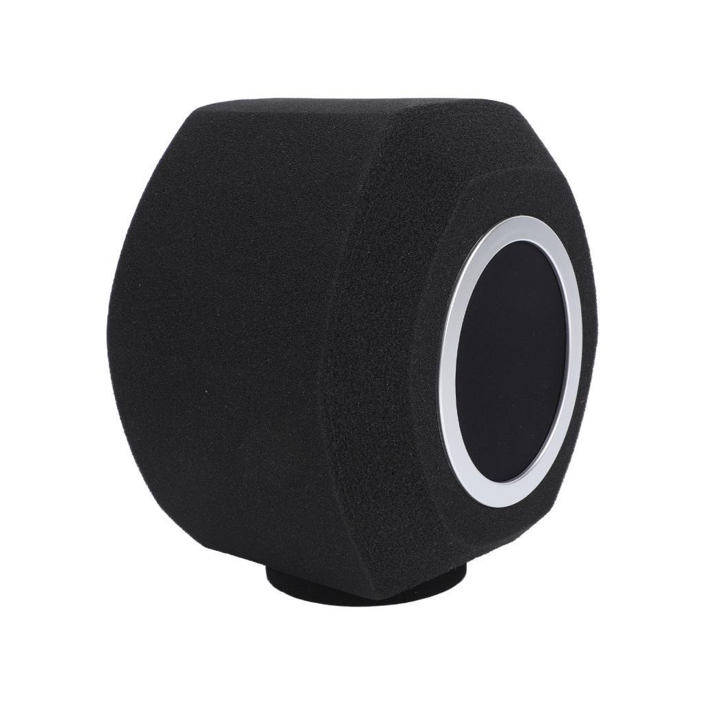 promessa1.br Matybobe Capa de espuma para pára-brisa portátil Estúdio profissional Filtro pop acústico Microfone