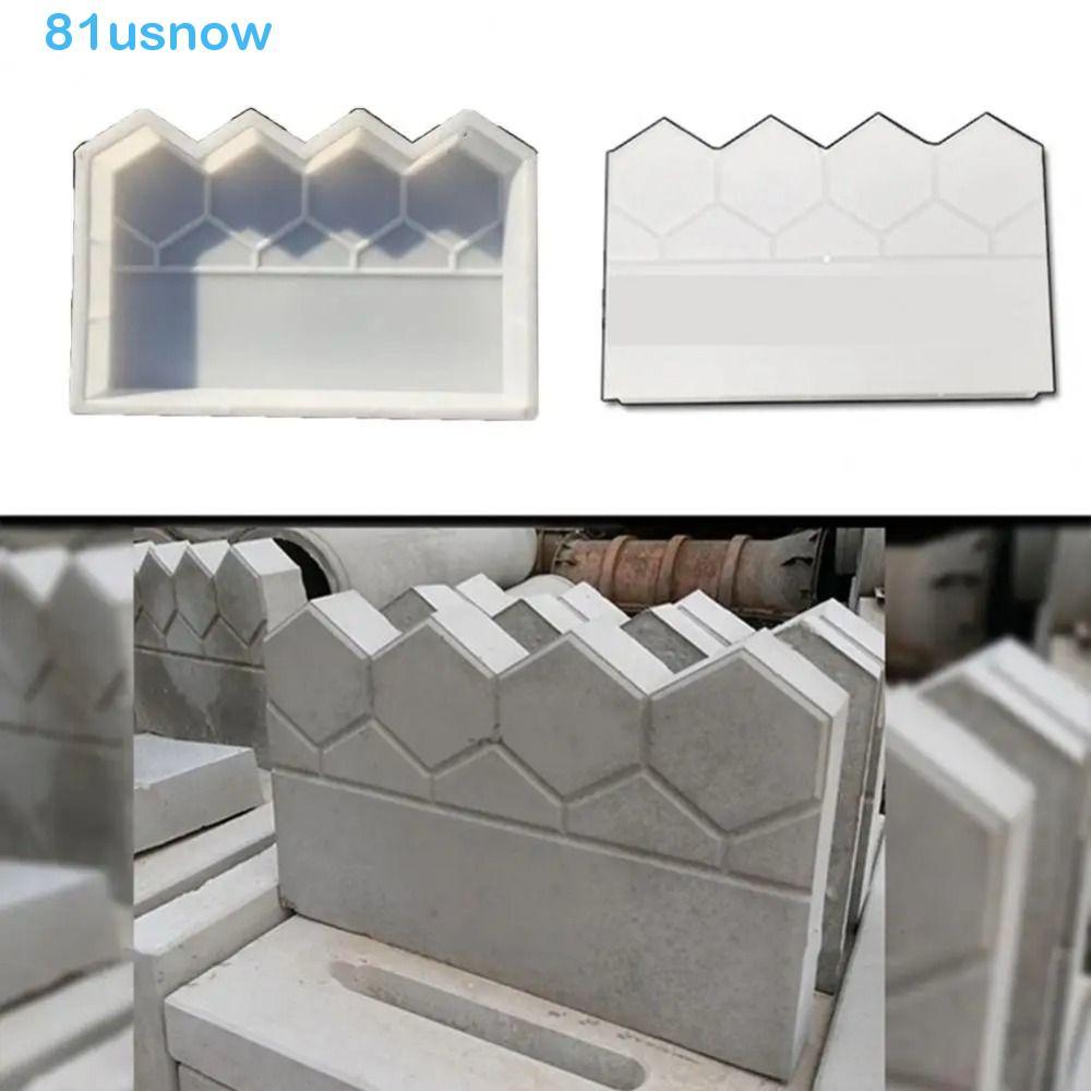 Molde De Tijolo De Cimento Para Cerca De Jardim USNOW1 , Decorativo Antigo De Plástico , Reutilizável