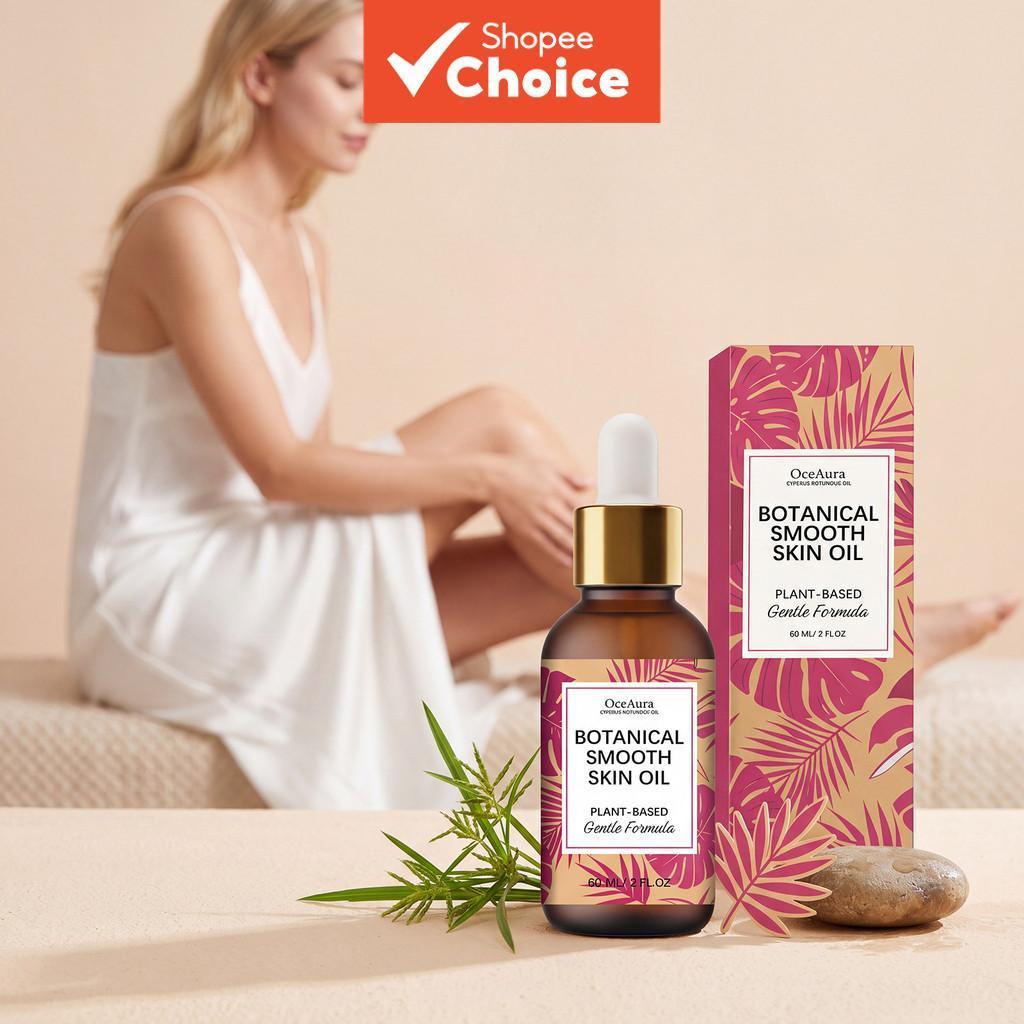 Óleo de Raiz de Cyperus 60ml – Hidratante, Suave, Hidratante para Conforto da Pele Pós-Depilação – para Todos