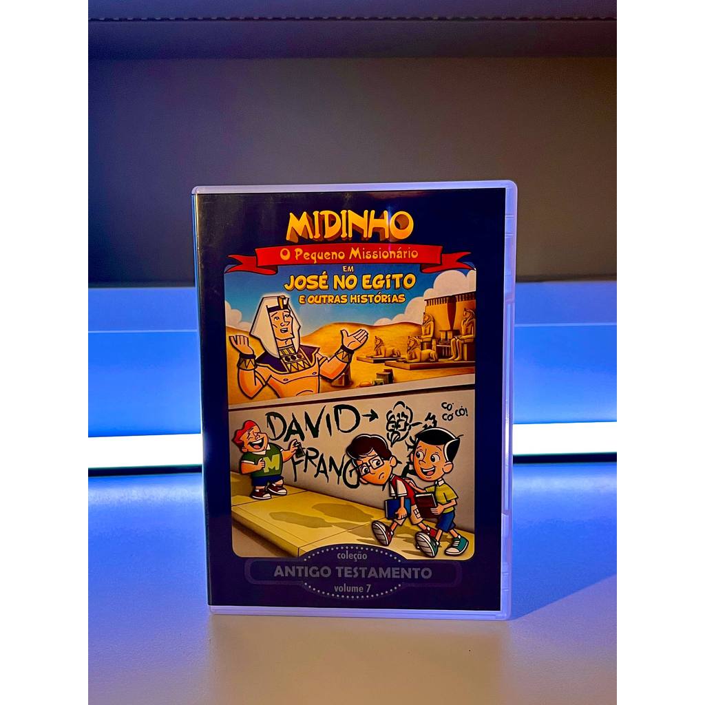 Dvd Midinho O Pequeno Missionário Em José No Egito E Outras