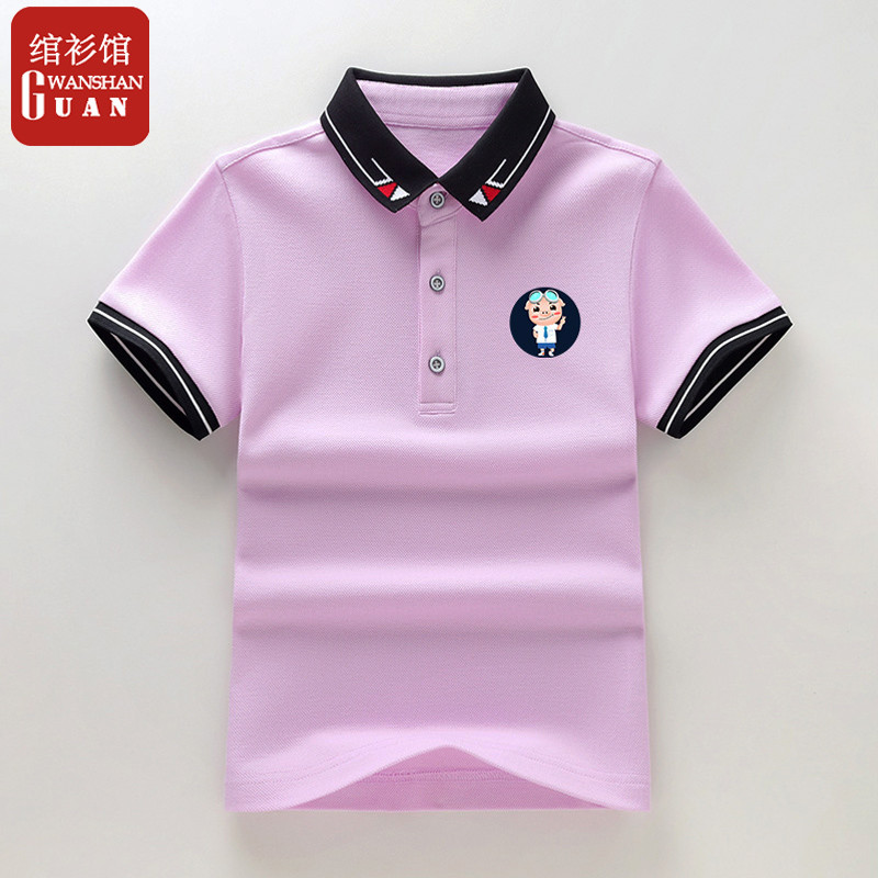 Meninos camiseta de manga curta camisa POLO 2022 verão moda crianças bonito médio grande crianças lapela puro algodão ca