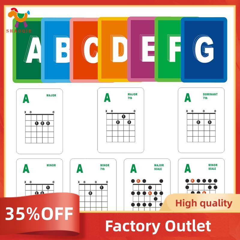 Cartões De Aprendizagem De Acordes E Escala De Guitarra Kit De Para Acústico Elétrico Aprender A Praticar Ensinar