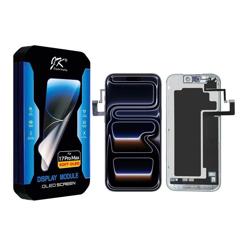 Tela Completo Compatível  iPhone 17 Pro Max Soft Oled Jk