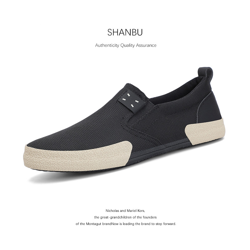 2026 novo estilo primavera outono sapatos masculinos sapatos de lona sapatos casuais da moda velho pequim sapatos de pan