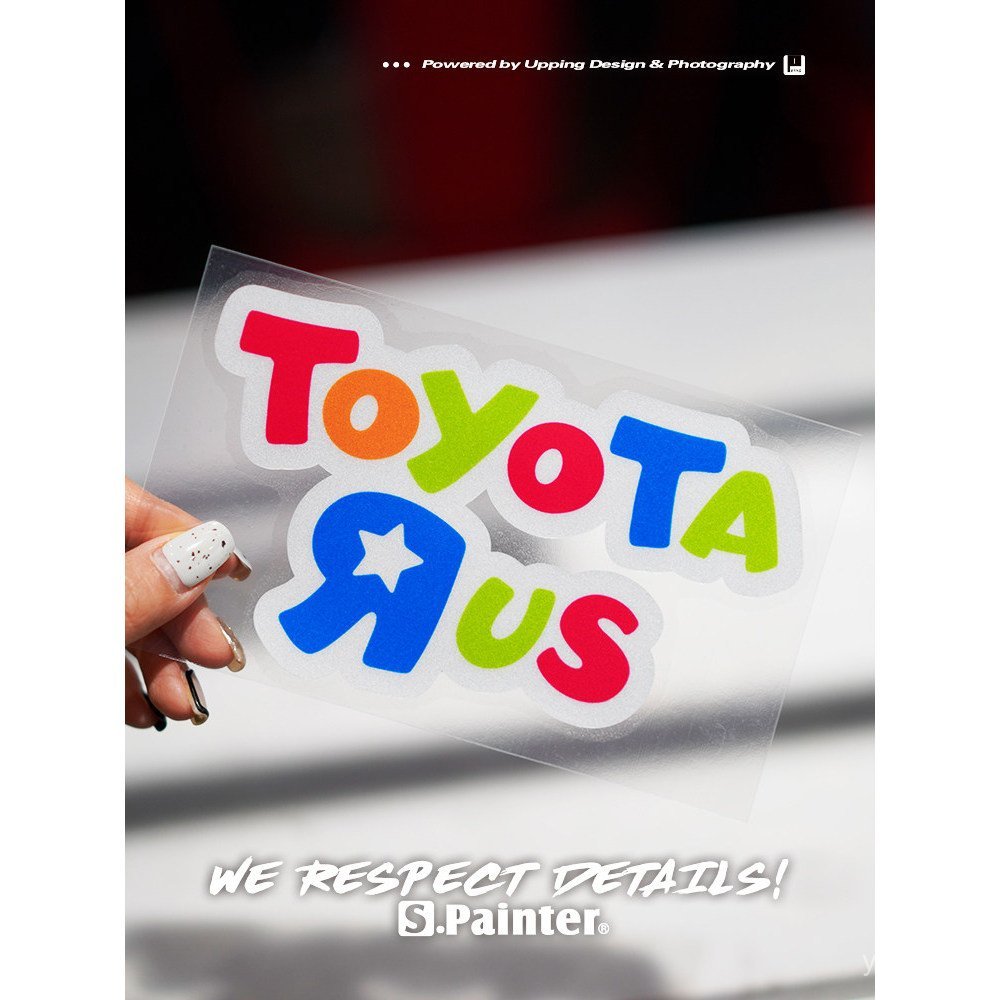 Novo produto S.P Sticker Society Original Spoof Toy Mart Stickers Crazy Field Toy Mart Car Stickers Reflective Toy Car S