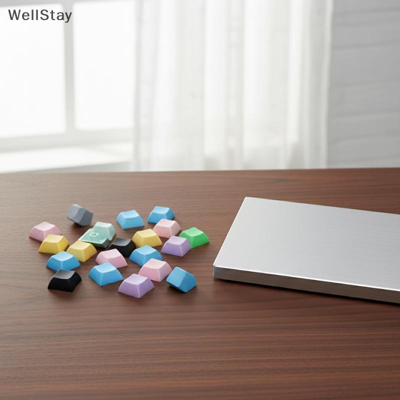 [WellStay] 10 Unidades DIY DSA 1U Keycap Para Interruptores MX Tampa Da Chave Do Teclado Várias Cores Thi Durável PBT Al