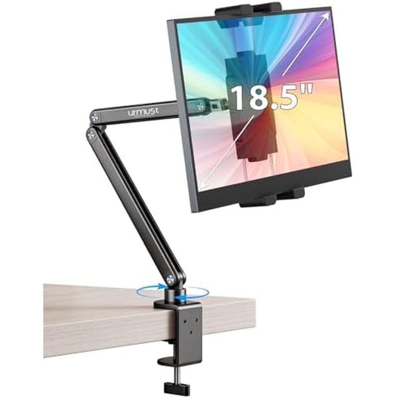 Suporte Para Tablet Urmust Mesa , Ajustável iPad Cama , 360 ° Rotação De Braço D