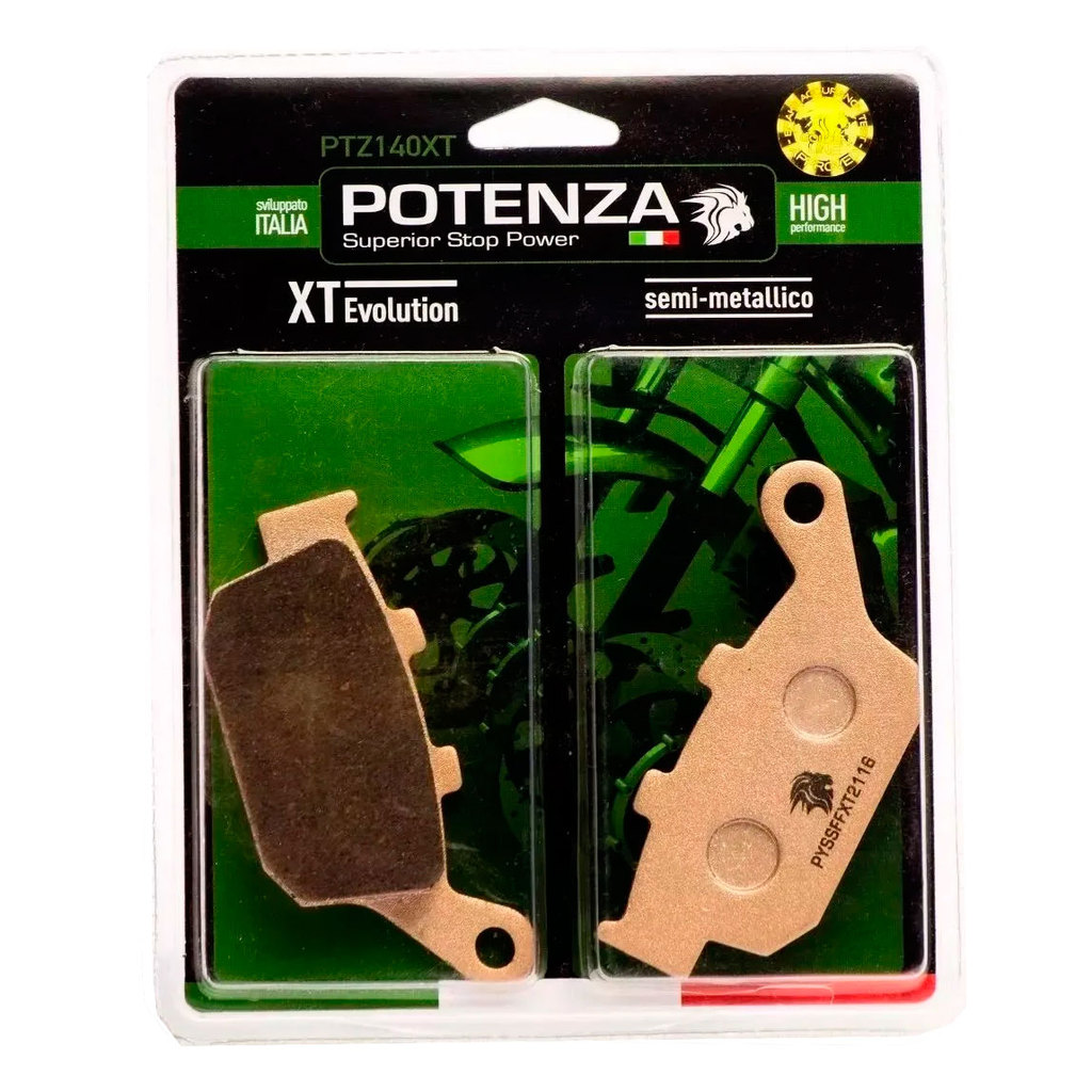 Pastilha Freio Traseira Potenza NC 750X/CBR250/CB500X/R/F/Z800/Z900/Gladius 650