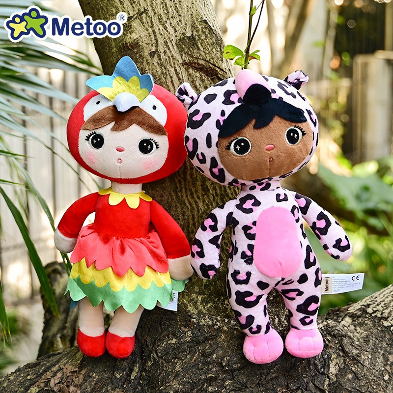 METOO 13 Polegadas Keppel Doll Carnival Party Plush Toys, Jaguar, Arara , Presentes De Aniversário , Brinquedos Infantis