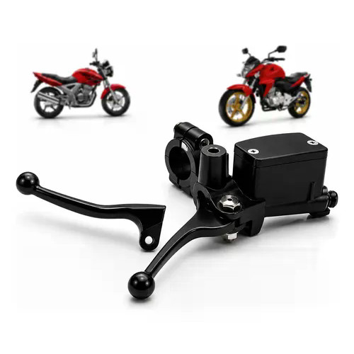 Manete Embreagem +  Cilindro Burrinho Freio Cg Twister Cb300 Preto