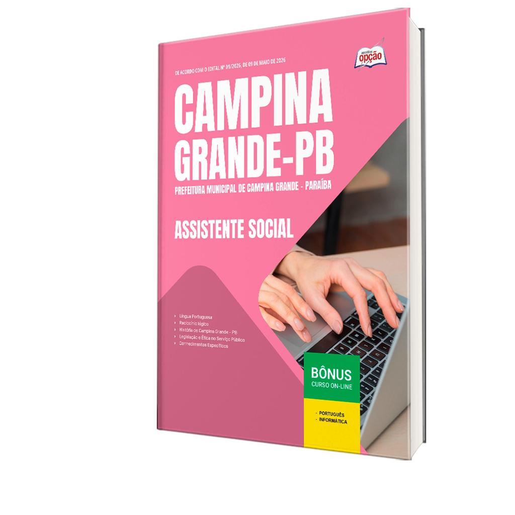 Apostila Prefeitura de Campina Grande - PB  - Assistente Social