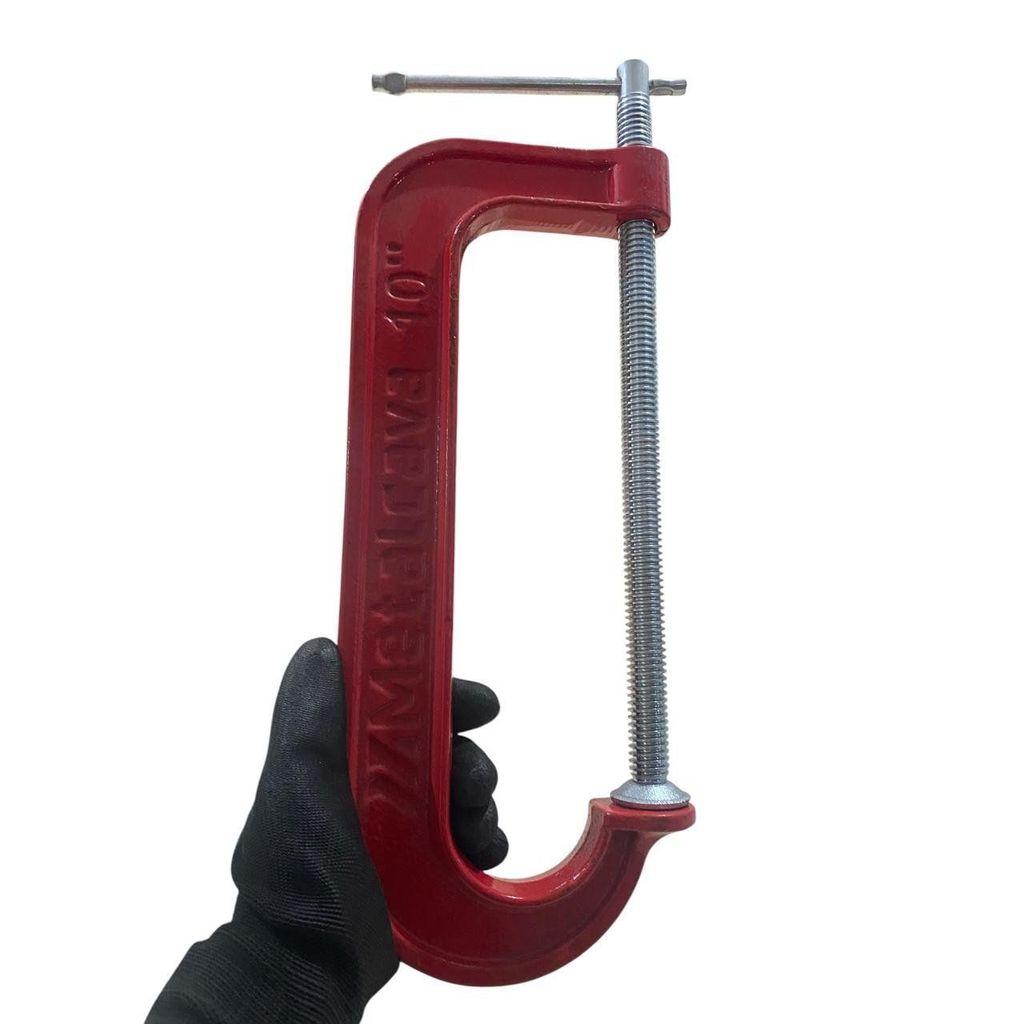 Grampo Sargento Fixação Tipo C 10" METALCAVA - C10