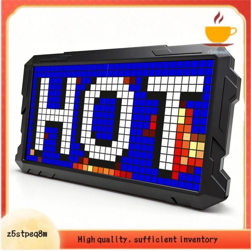 Matrix Pixel Display Tela Relógio RGB Nightlight DIY Graffiti Animação Painel De Desenho Para Sala De Jogos Decoração Pr